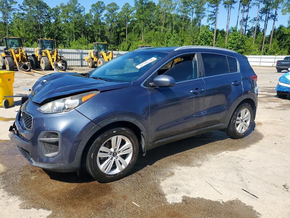 2017 Kia Sportage VIN KNDPM3AC0H7236485 COPART salvage auction — FRONT END, Sc - Cert Of Title-Salvage, sold $2,050 on 2026-08-24 (photo 1)