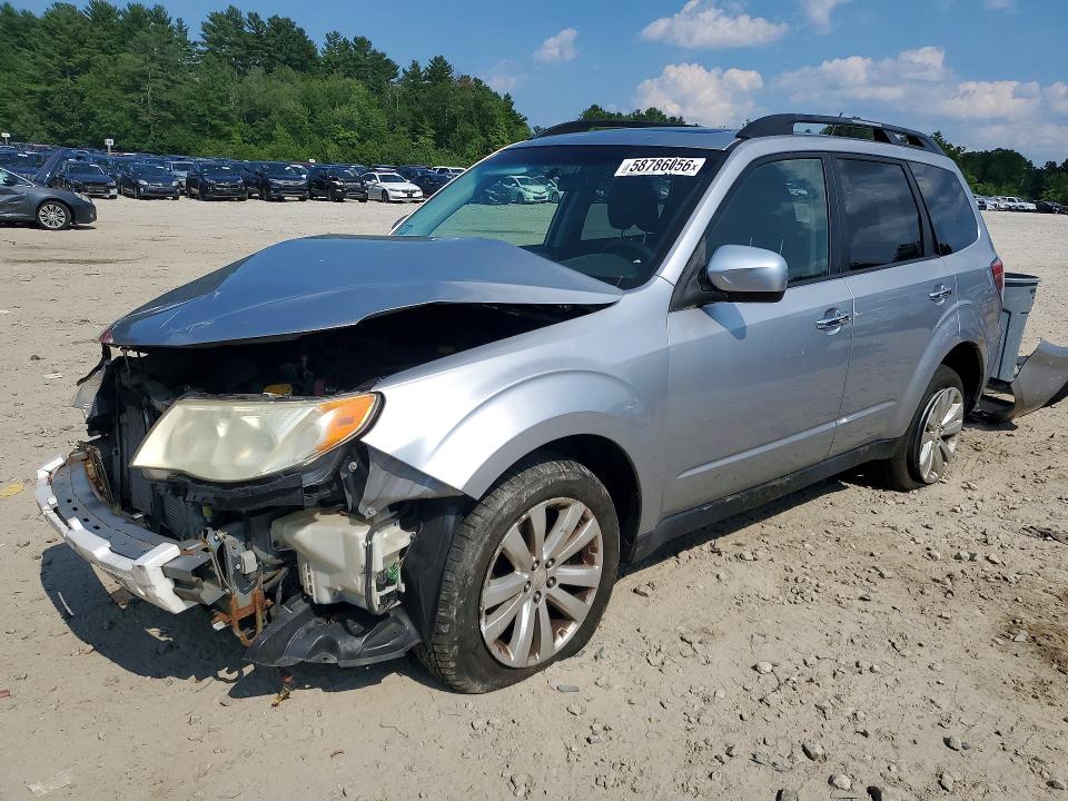 2012 Subaru Forester VIN JF2SHADC9CH441273 COPART salvage auction — FRONT END, Ma - Cert Of Title-Reconstrctd Coll, sold $400 on 2026-07-09 (photo 1)