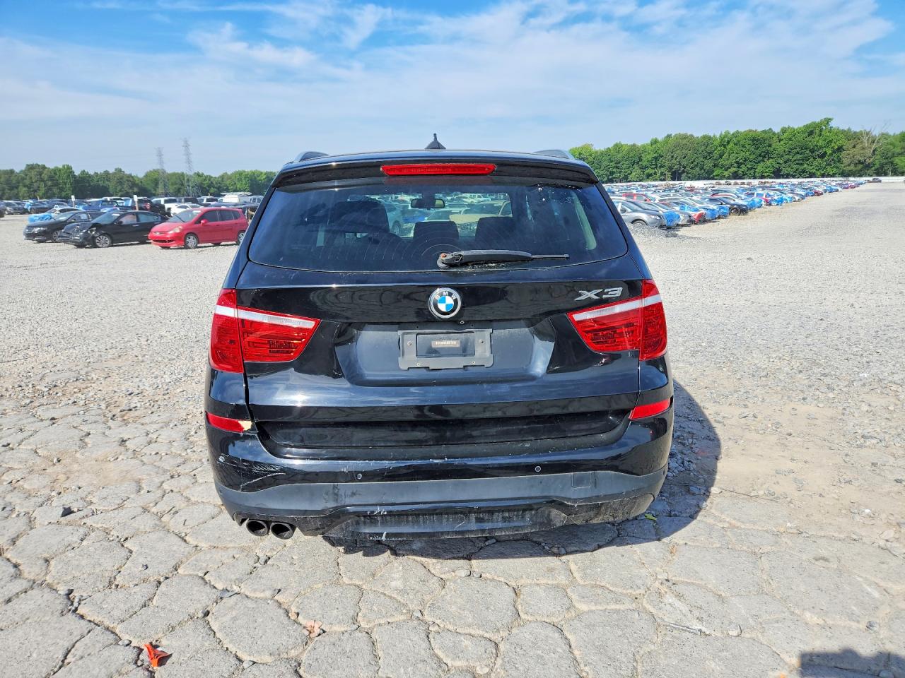 2015 BMW X3 VIN 5UXWZ7C58F0F75845 COPART salvage auction — Side, WV - CERTIFICATE OF TITLE (P), sold $3,450 on 2026-07-08 (photo 6)