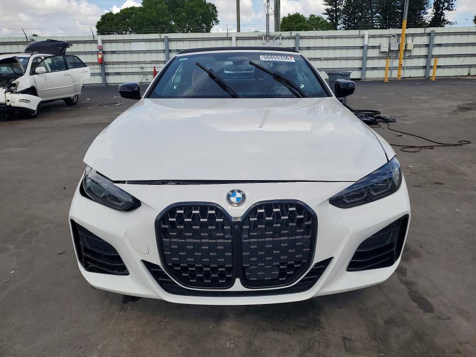 2024 BMW M4 VIN WBA53AT03RCP40732 COPART salvage auction — FRONT END, Fl - Cert Of Title Slvg Rebuildable, sold $26,250 on 2026-07-06 (photo 5)