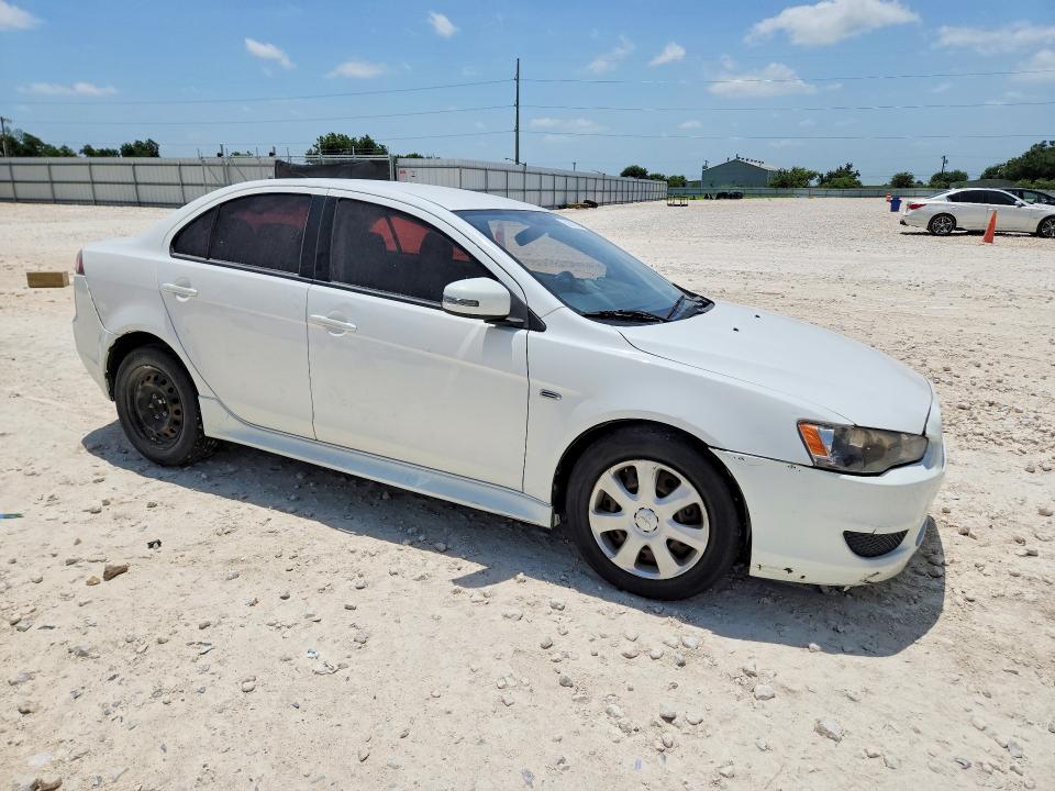 2015 Mitsubishi Lancer VIN JA32U2FU7FU015727 COPART salvage auction — SIDE, TX - SALVAGE VEHICLE TITLE, sold $80 on 2026-07-23 (photo 4)