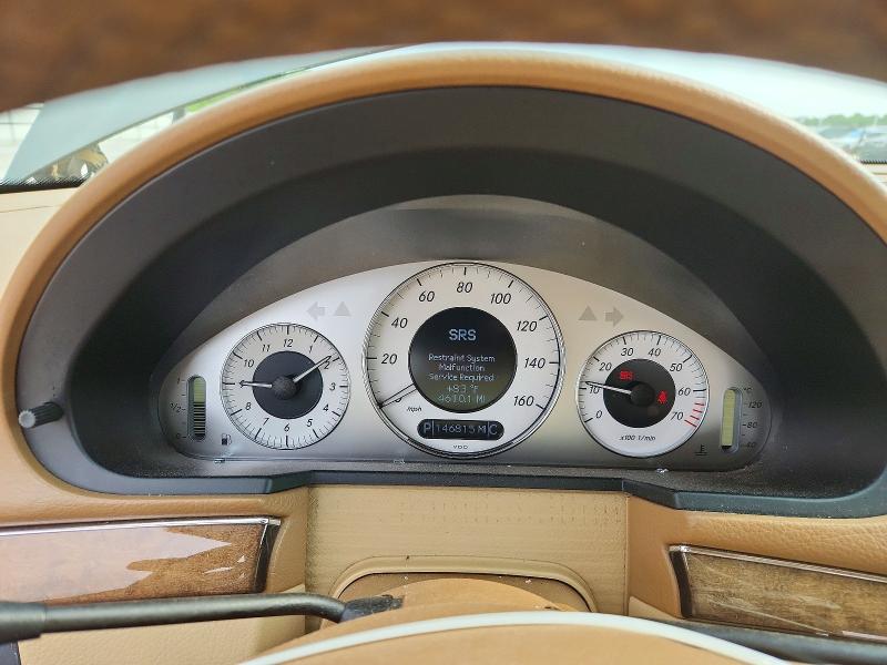 2009 Mercedes-benz E-klasse VIN WDBUF56X39B407568 COPART salvage auction — ROOF, Ar - Cert Of Title-Salvage, sold $30 on 2026-07-27 (photo 9)