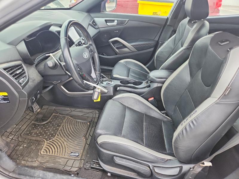 2016 Hyundai Veloster VIN KMHTC6AE5GU273032 COPART salvage auction — FRONT END, Co - Public - Salvage Title, sold $475 on 2026-07-09 (photo 7)