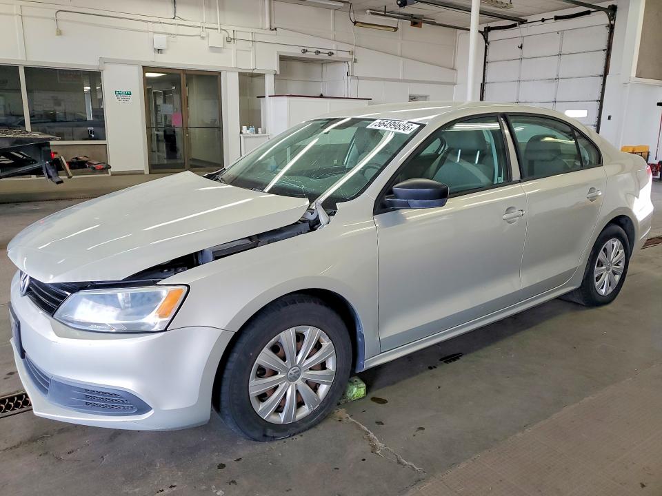 2011 Volkswagen Jetta VIN 3VW2K7AJ8BM065615 COPART salvage auction — FRONT END, Wa - Affidavit In Lieu Of Title, sold $650 on 2026-07-10 (photo 1)