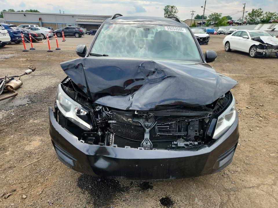 2017 Volkswagen Tiguan VIN WVGBV7AX1HK000146 COPART salvage auction — FRONT END, Ct - Cert Of Title-Salvage, sold $1,300 on 2026-07-10 (photo 5)