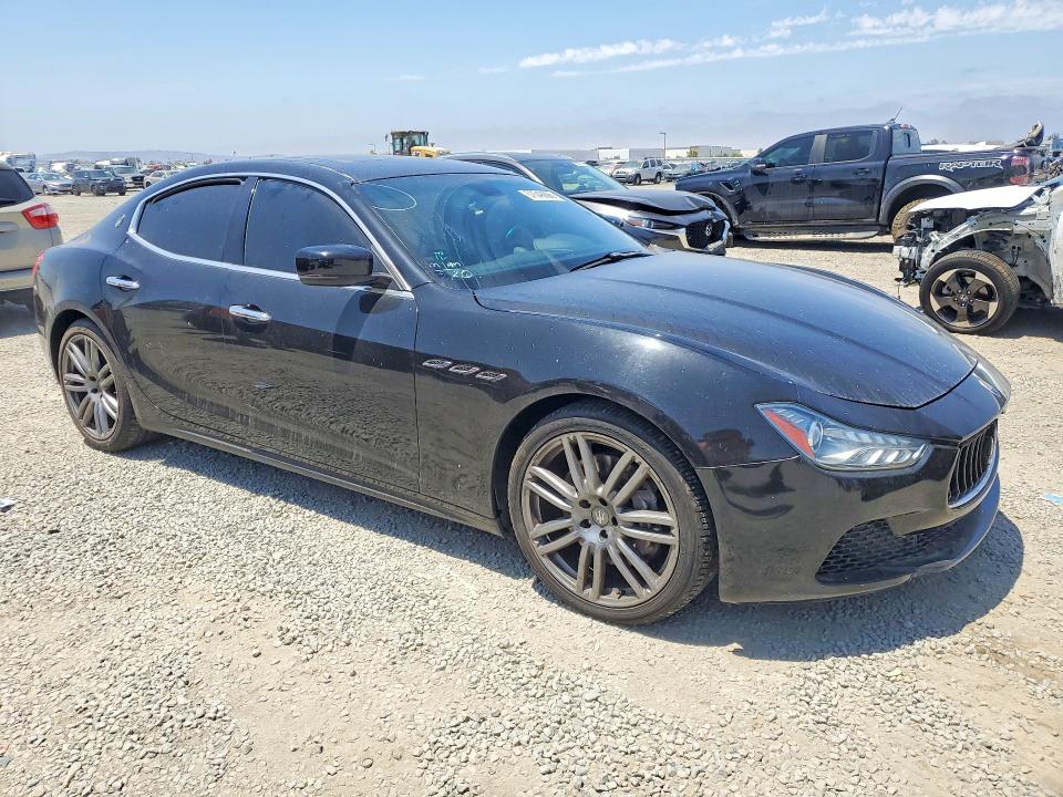 2015 Maserati Ghibli VIN ZAM57XSA4F1141426 COPART salvage auction — MINOR DENT/SCRATCHES, Ca - Dis/Dlr/Exp Only Clean Title (P), sold $4,250 on 2026-07-09 (photo 4)