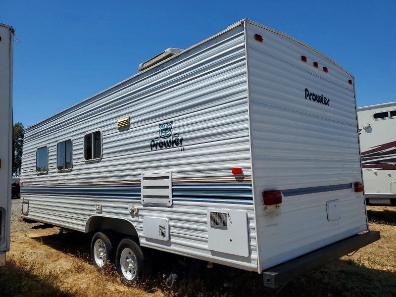 2003 Prowler Travel trailer VIN 1EC1J252031589681 COPART salvage auction — ROOF, CA - SALVAGE CERTIFICATE, sold $25 on 2026-07-09 (photo 3)