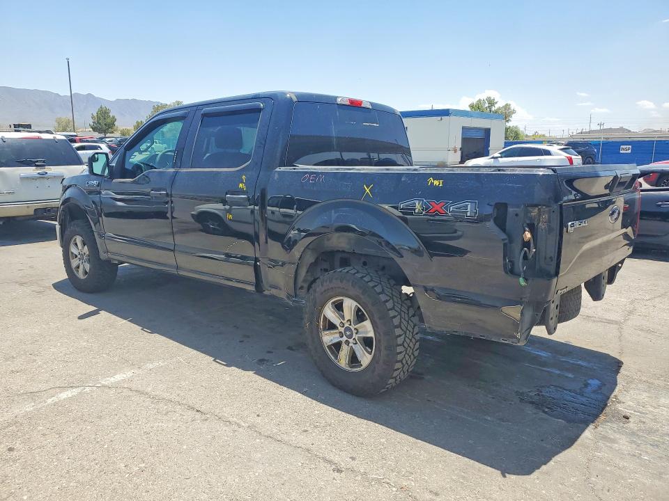 2016 Ford F-150 VIN 1FTEW1E80GFC59295 COPART salvage auction — REAR END, Tx - Salvage Vehicle Title, sold $7,300 on 2026-07-31 (photo 2)