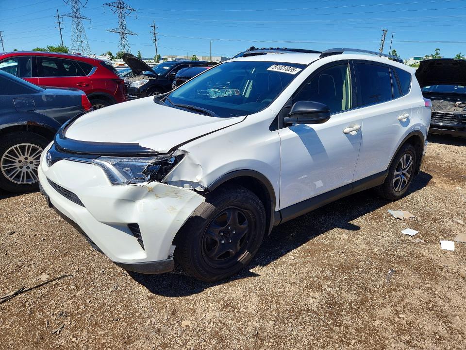 2016 Toyota Rav 4 VIN JTMBFREV1GJ094779 COPART salvage auction — FRONT END, Il - Salvage Certificate, sold $2,350 on 2026-07-28 (photo 1)