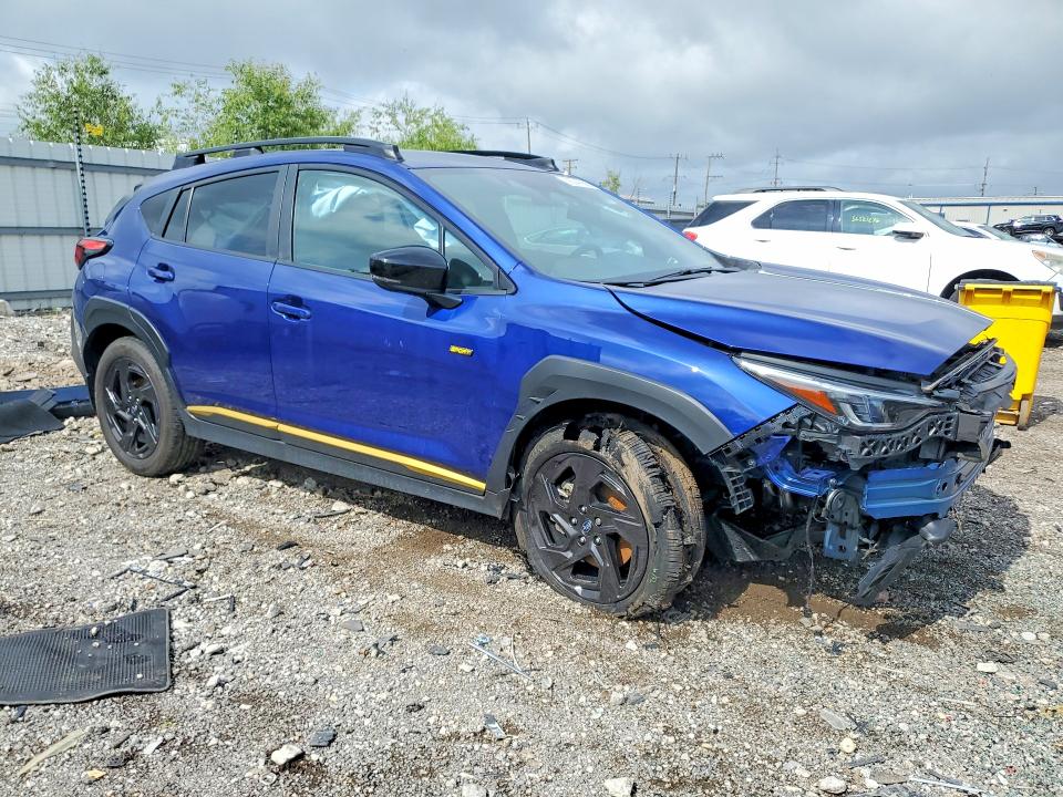 2025 Subaru VIN 4S4GUHF66S3738055 COPART salvage auction — FRONT END, Il - Salvage Certificate, sold $6,100 on 2026-07-31 (photo 4)