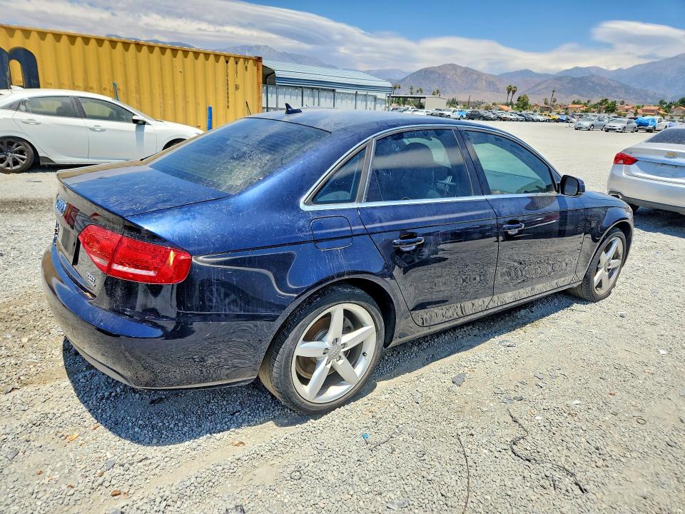 2011 Audi A4 VIN WAUFFAFL5BN018156 COPART salvage auction — MECHANICAL, Ca - Dis/Dlr/Exp Only Clean Title, sold $700 on 2026-07-22 (photo 3)