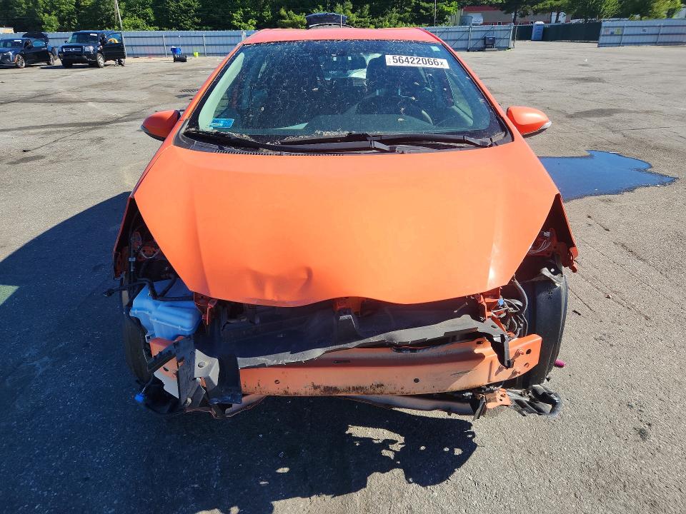 2012 Toyota VIN JTDKDTB31C1002697 COPART salvage auction — FRONT END, Wv - Salvage Certificate, sold $800 on 2026-07-02 (photo 5)