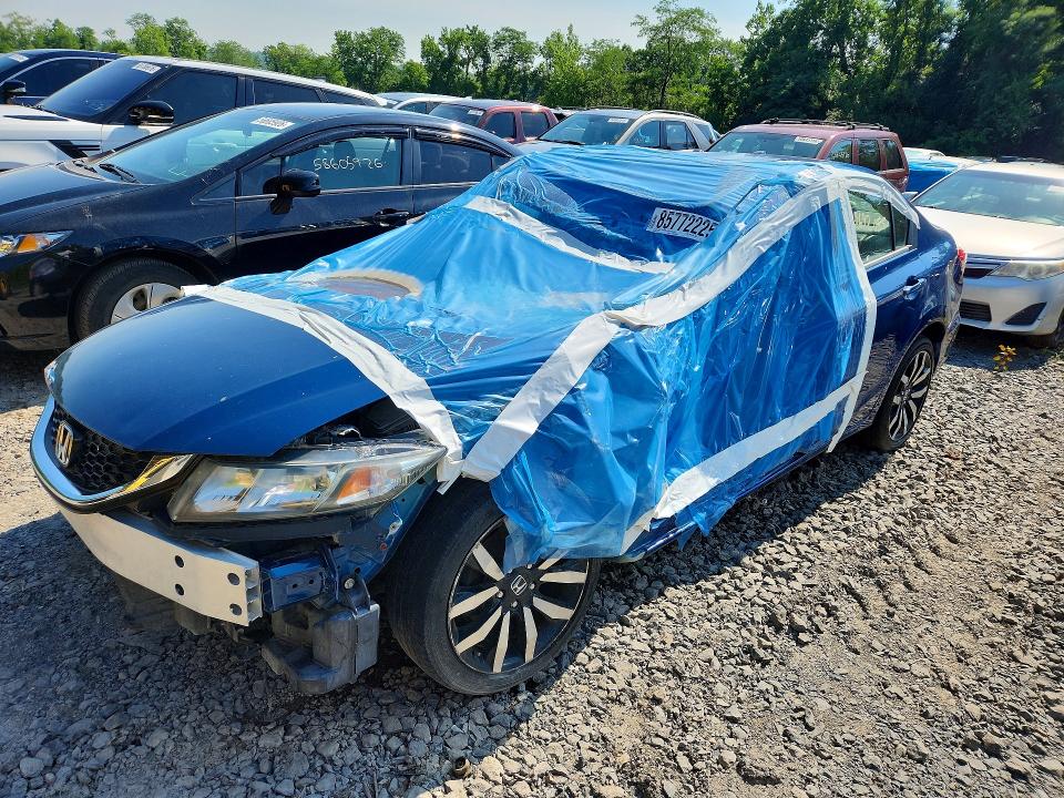 2015 Honda Civic VIN 2HGFB2F93FH542141 COPART salvage auction — ALL OVER, NY - MV907A-PARTS ONLY, sold $425 on 2026-07-02 (photo 1)