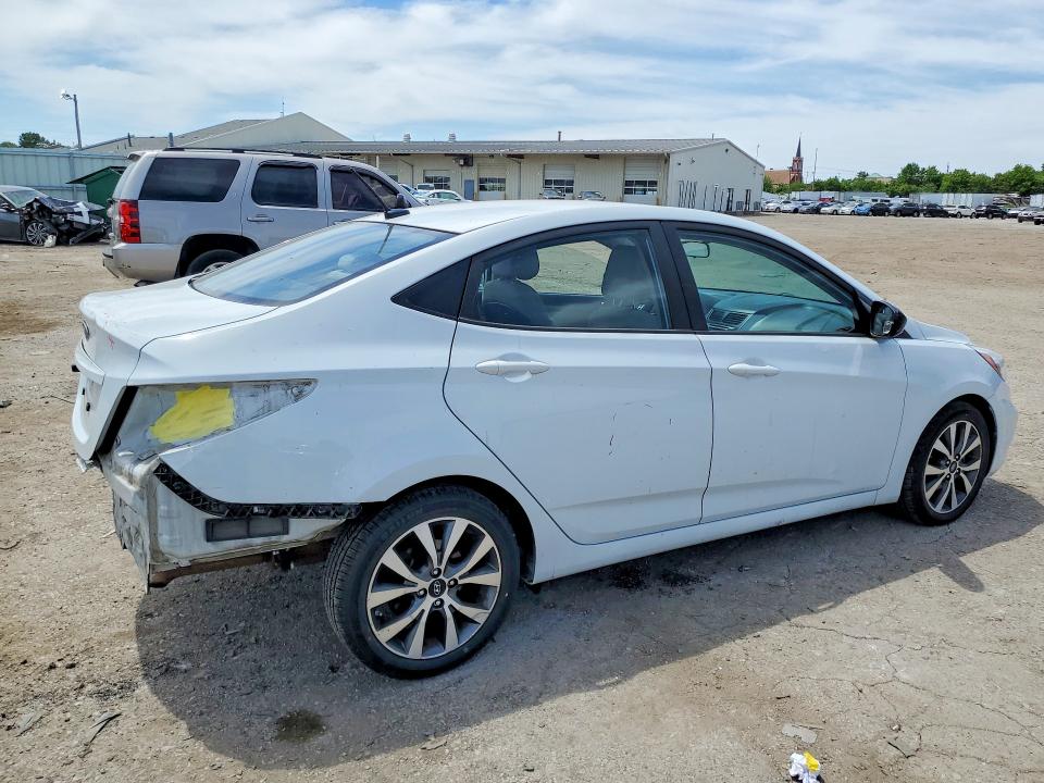 2017 Hyundai VIN KMHCT4AE8HU364902 COPART salvage auction — REAR END, In - Cert Of Title-Salvage Title, sold $700 on 2026-07-13 (photo 3)