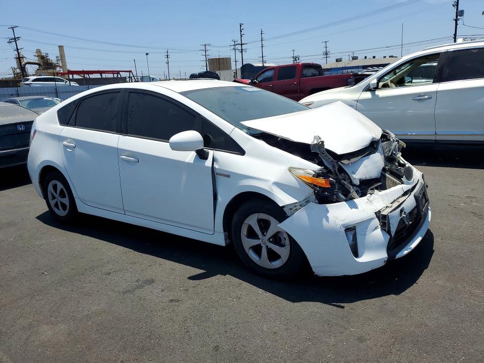 2014 Toyota Prius VIN JTDKN3DUXE1798551 COPART salvage auction — FRONT END, Ca - Salvage Certificate, sold $1,350 on 2026-07-13 (photo 4)