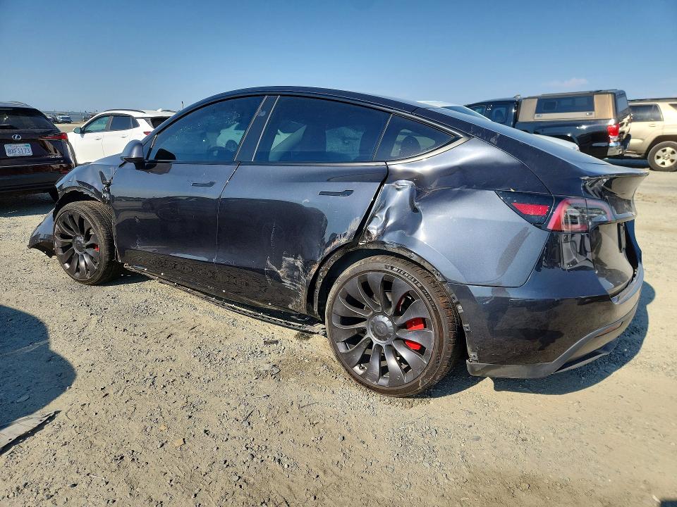 2024 Tesla Model y VIN 7SAYGDEF6RF022203 COPART salvage auction — ALL OVER, CA - SALVAGE CERTIFICATE, sold $500 on 2026-07-28 (photo 2)