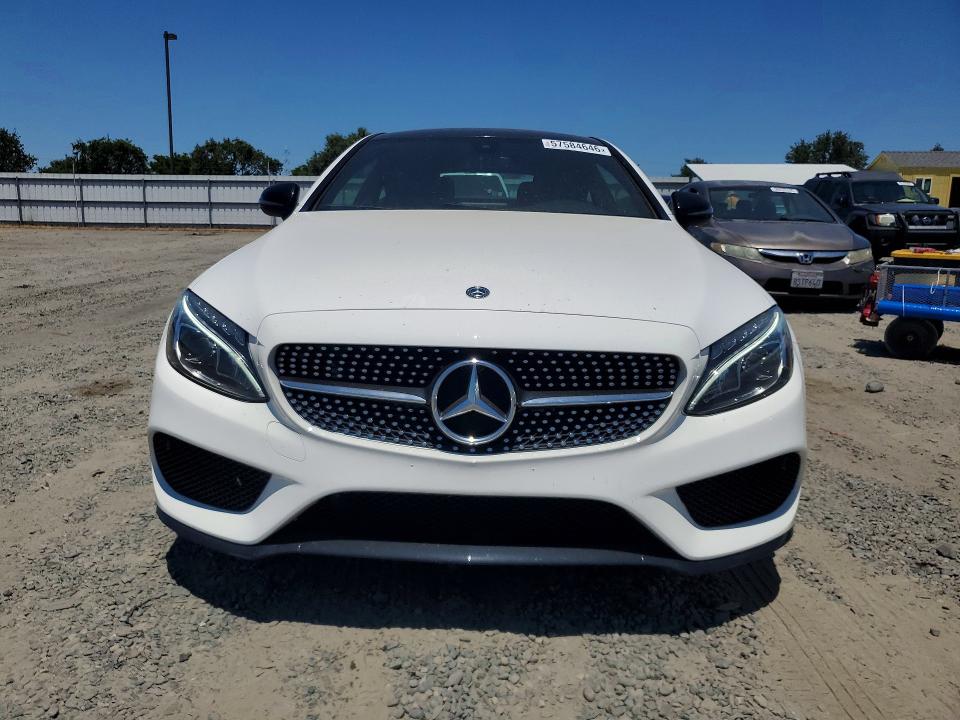 2018 Mercedes-benz C-klasse VIN WDDWJ4JB1JF664231 COPART salvage auction — REAR END, Ca - Salvage Certificate, sold $8,500 on 2026-08-04 (photo 5)