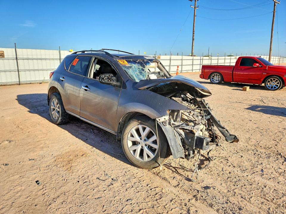 2012 Nissan Murano VIN JN8AZ1MU0CW100845 COPART salvage auction — ALL OVER, Tx - Salvage Vehicle Title, sold $15 on 2026-07-29 (photo 4)