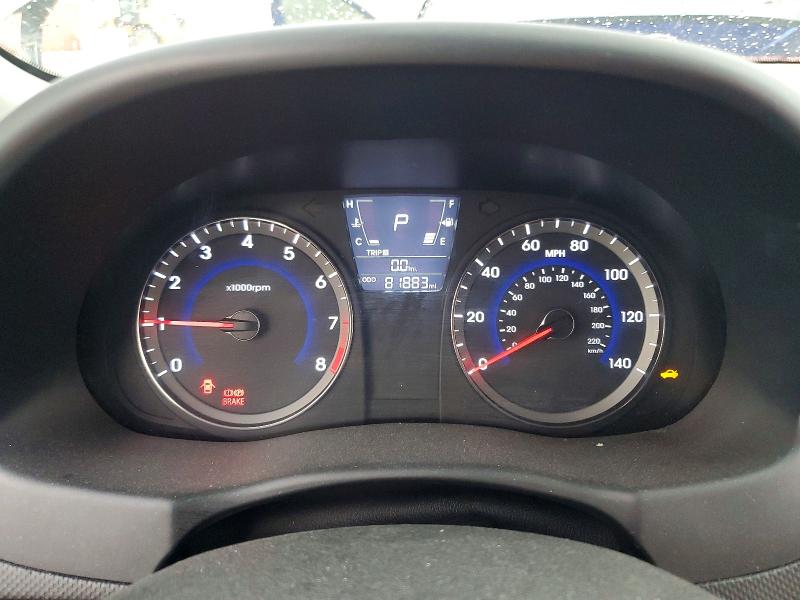 2014 Hyundai Accent VIN KMHCT5AE8EU194963 COPART salvage auction — REAR END, Nv - Salvage Title, sold $1,200 on 2026-07-13 (photo 9)