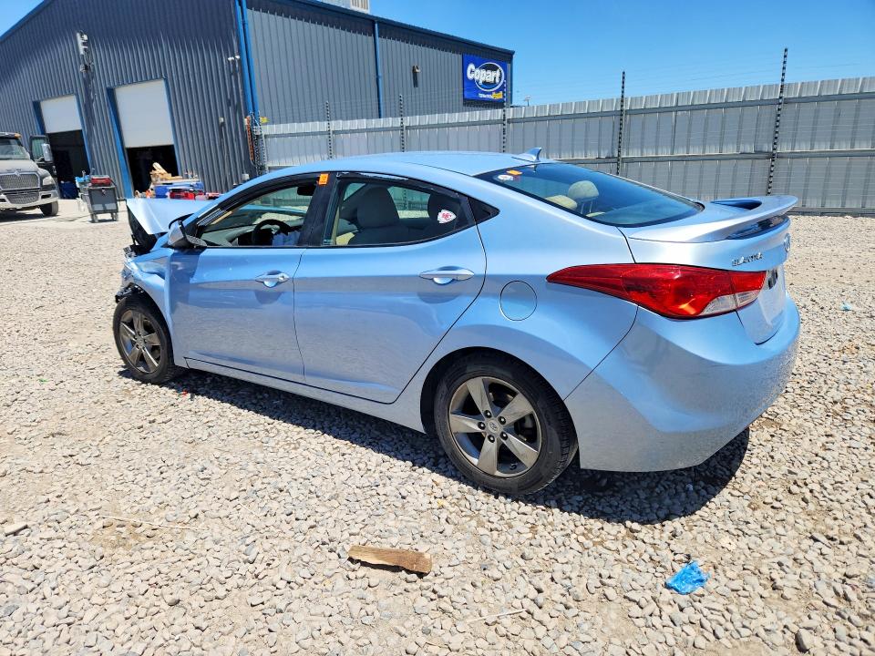 2013 Hyundai Elantra VIN KMHDH4AE9DU848092 COPART salvage auction — FRONT END, Ut - Salvage Certificate, sold $350 on 2026-07-24 (photo 2)