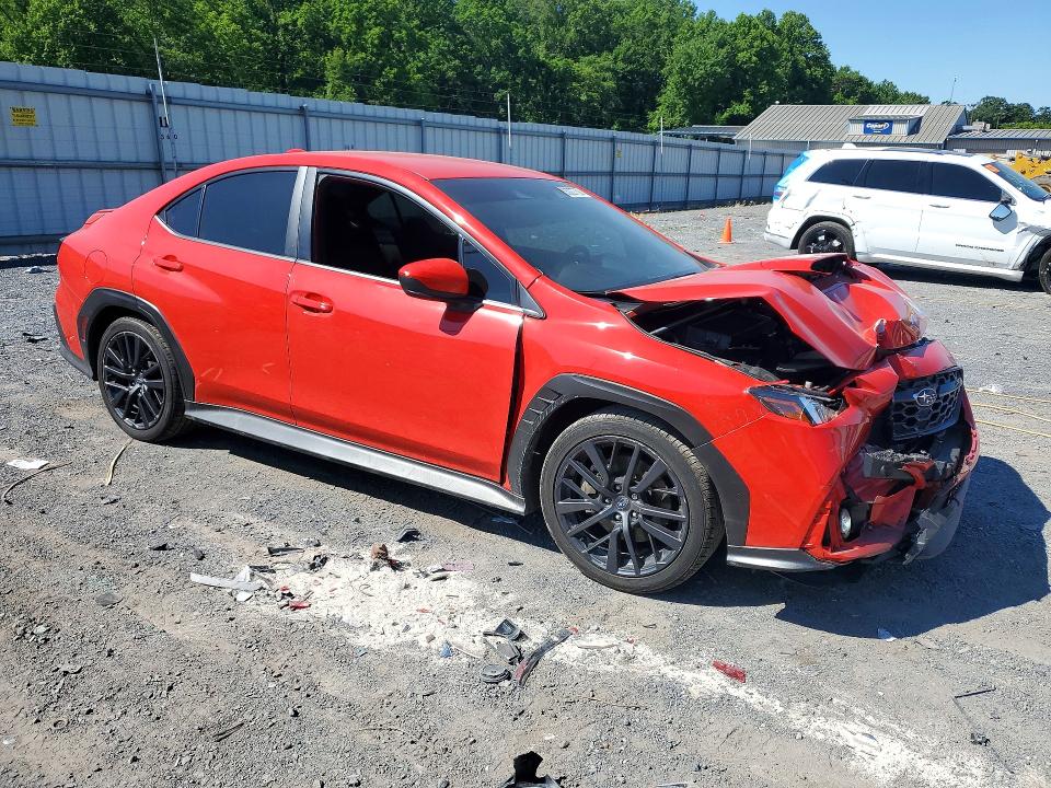 2024 Subaru Wrx VIN JF1VBAH67R9815969 COPART salvage auction — FRONT END, Pa - Certificate Of Salvage, sold $7,900 on 2026-07-16 (photo 4)