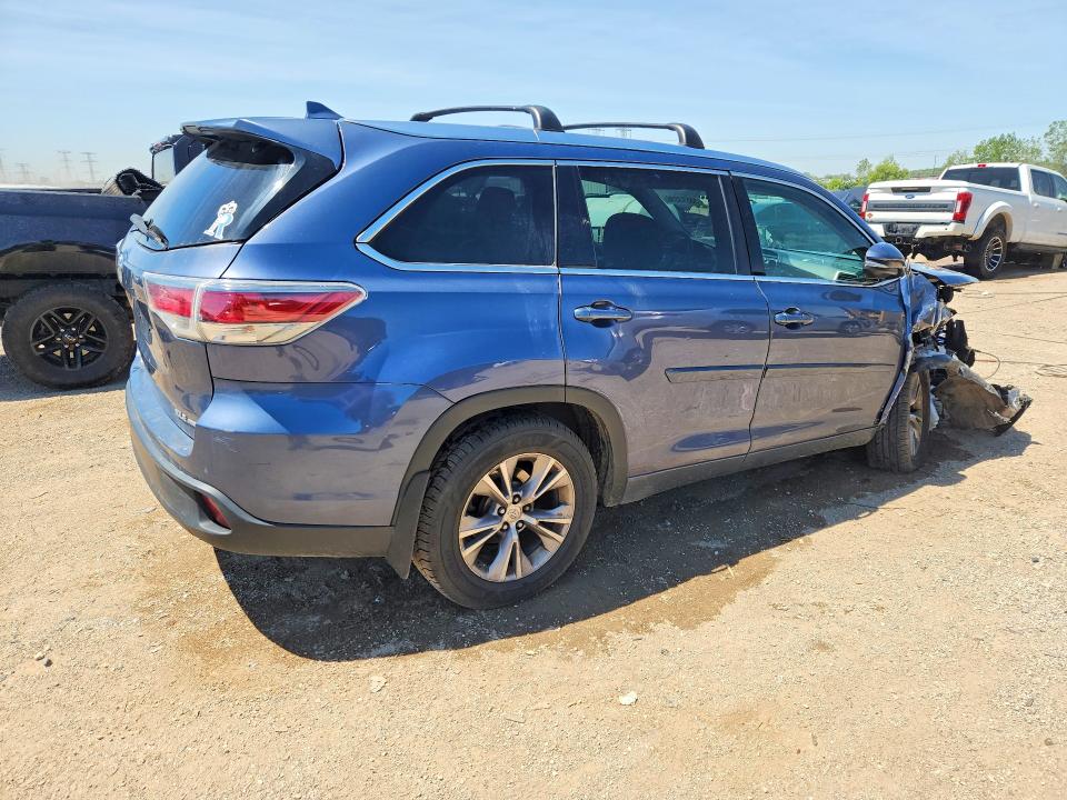 2015 Toyota VIN 5TDJKRFH6FS177030 COPART salvage auction — FRONT END, Il - Salvage Certificate, sold $6,000 on 2026-07-16 (photo 3)