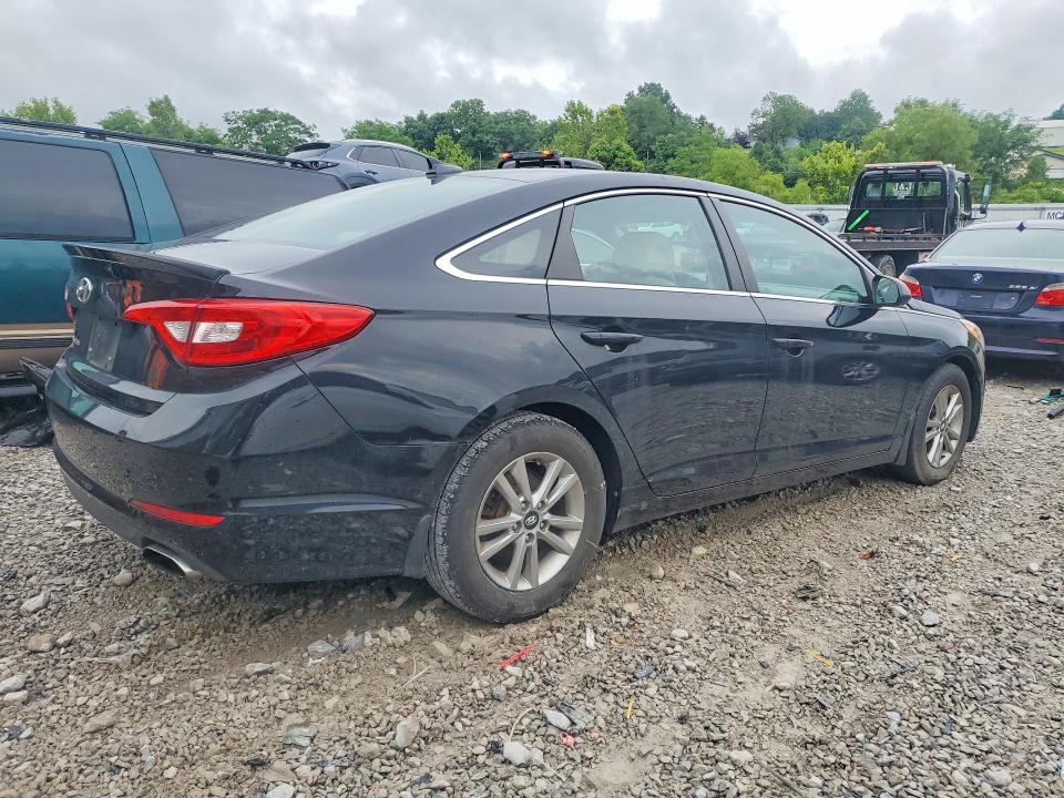 2016 Hyundai Sonata VIN 5NPE24AF1GH389741 COPART salvage auction — MECHANICAL, Oh - Certificate Of Title, sold $2,007 on 2026-07-02 (photo 3)