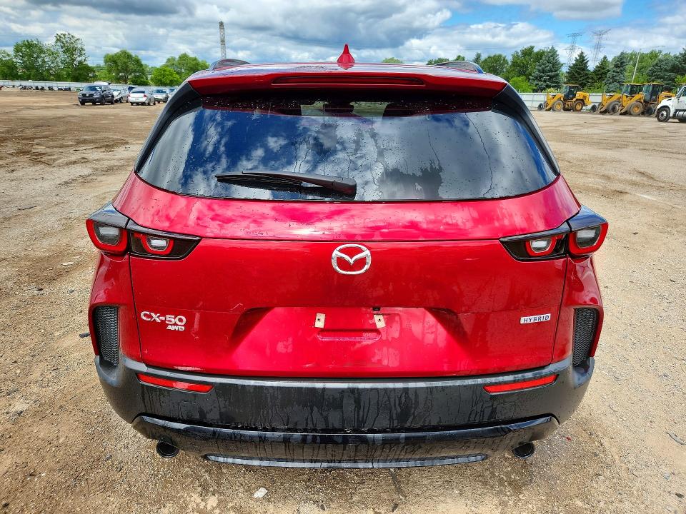 2025 Mazda VIN 7MMVAADWXSN110616 COPART salvage auction — FRONT END, Il - Salvage Certificate, sold $250 on 2026-07-28 (photo 6)
