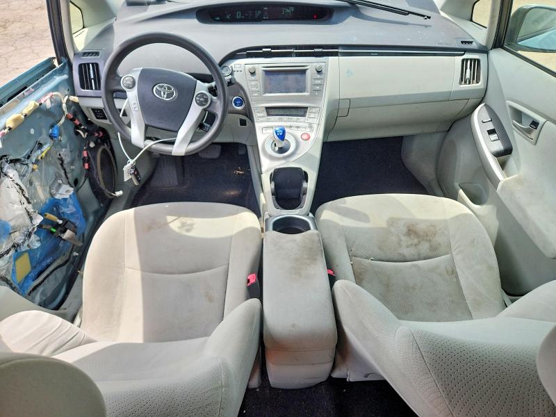 2013 Toyota Prius VIN JTDKN3DU3D5700712 COPART salvage auction — FRONT END, Pa - Certificate Of Salvage, sold $1,600 on 2026-07-14 (photo 8)