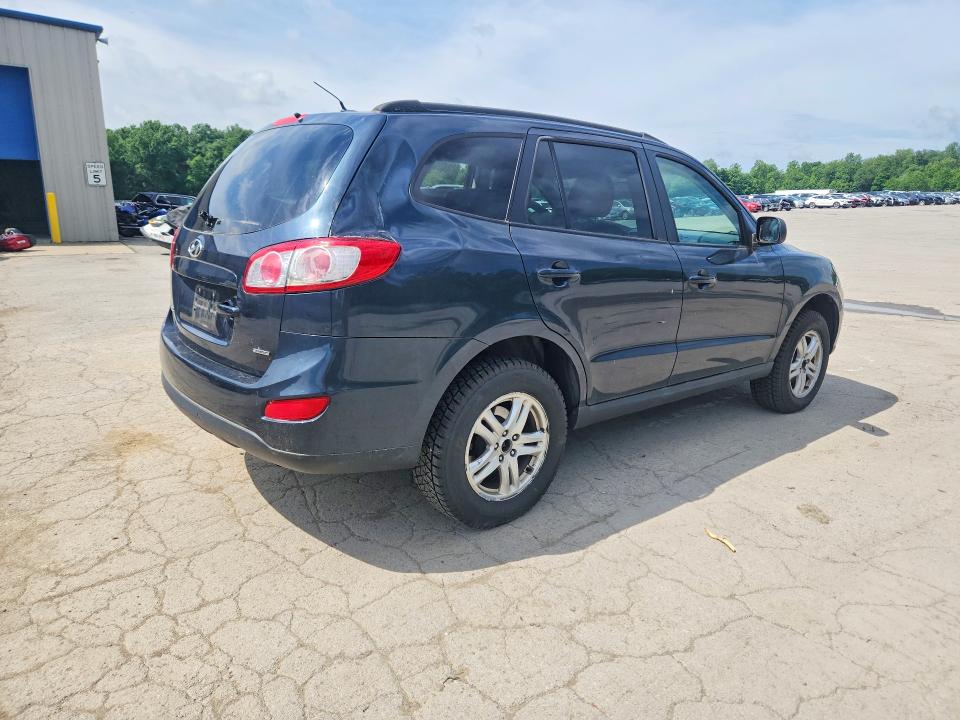 2012 Hyundai Santa fe VIN 5XYZGDAB0CG097483 COPART salvage auction — REAR END, Salvage Title, sold $1,400 on 2026-07-16 (photo 3)