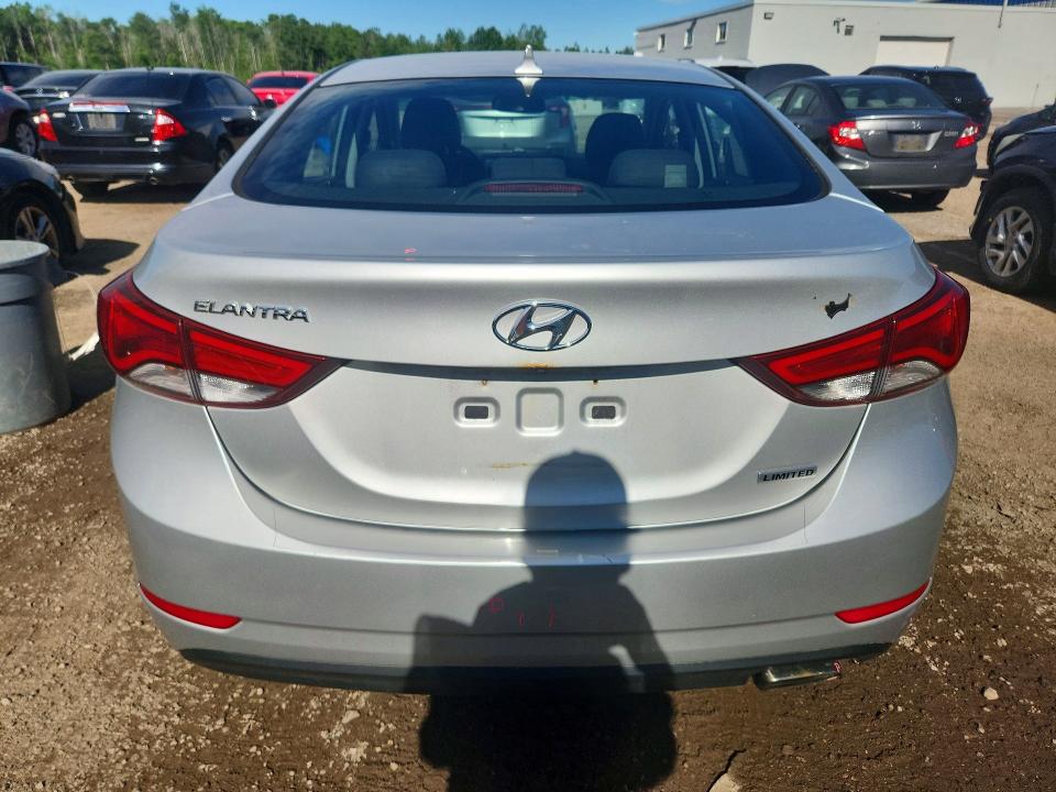 2014 Hyundai Elantra VIN KMHDH4AH5EU189715 COPART salvage auction — SIDE, On - Permit No Brand - Unfit, sold $2,200 on 2026-07-16 (photo 6)