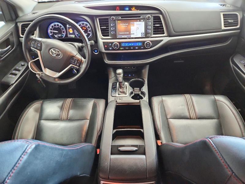 2019 Toyota Highlander VIN 5TDJZRFH9KS625623 COPART salvage auction — REAR END, Il - Salvage Certificate, sold $10,300 on 2026-07-22 (photo 8)