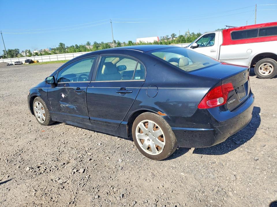 2006 Honda Civic VIN 1HGFA16536L063439 COPART salvage auction — SIDE, On - Permit No Brand - Unfit, sold $825 on 2026-07-02 (photo 2)