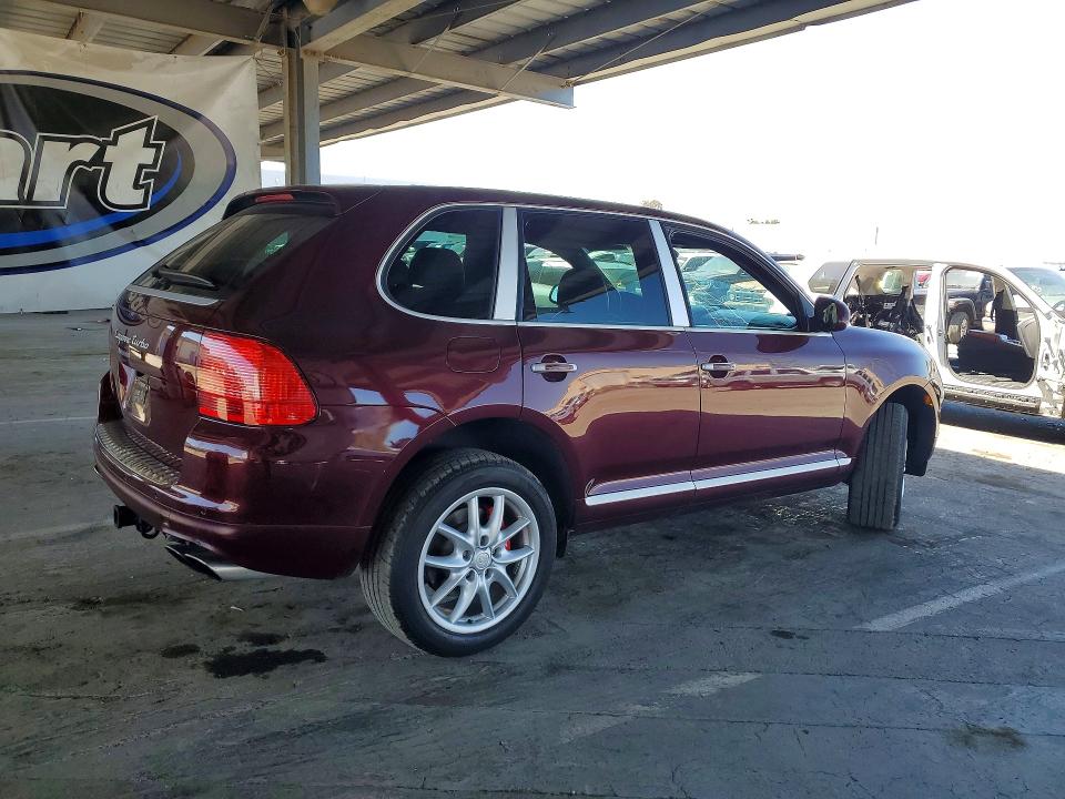 2005 Porsche Cayenne VIN WP1AC29P95LA91085 COPART salvage auction — FRONT END, Ca - Dis/Dlr/Exp Only Clean Title, sold $125 on 2026-07-09 (photo 3)