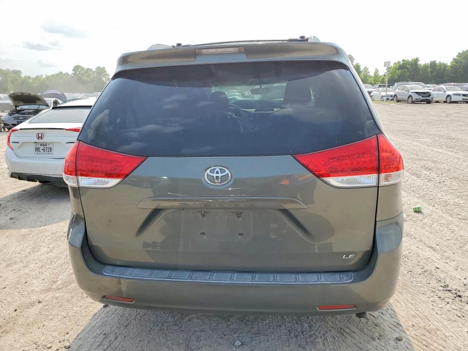 2012 Toyota VIN 5TDKK3DC9CS266160 COPART salvage auction — FRONT END, Tx - Salvage Vehicle Title, sold $1,350 on 2026-07-28 (photo 6)