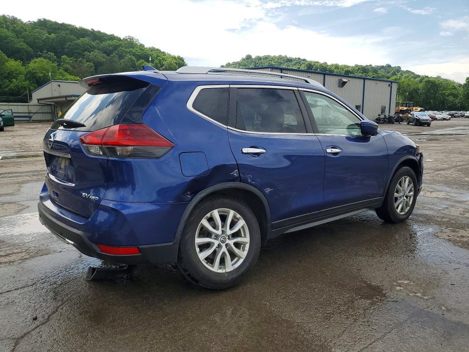 2020 Nissan Rogue VIN JN8AT2MV6LW108612 COPART salvage auction — REAR END, Pa - Certificate Of Salvage, sold $2,450 on 2026-07-02 (photo 3)