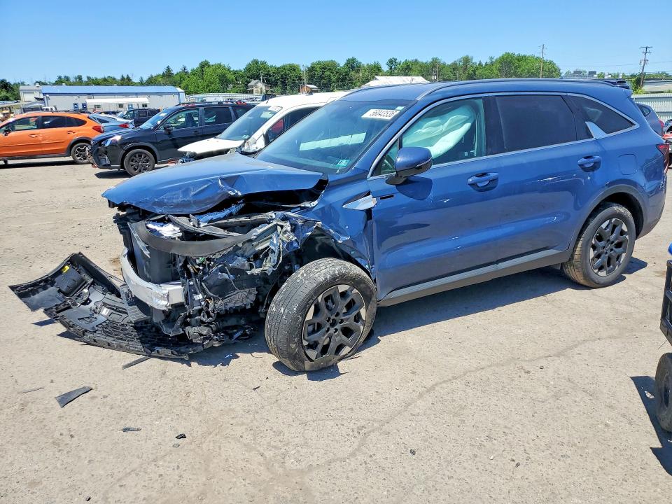 2025 Kia Sorento VIN 5XYRLDJC7SG361124 COPART salvage auction — FRONT END, Pa - Certificate Of Salvage, sold $9,200 on 2026-07-31 (photo 1)