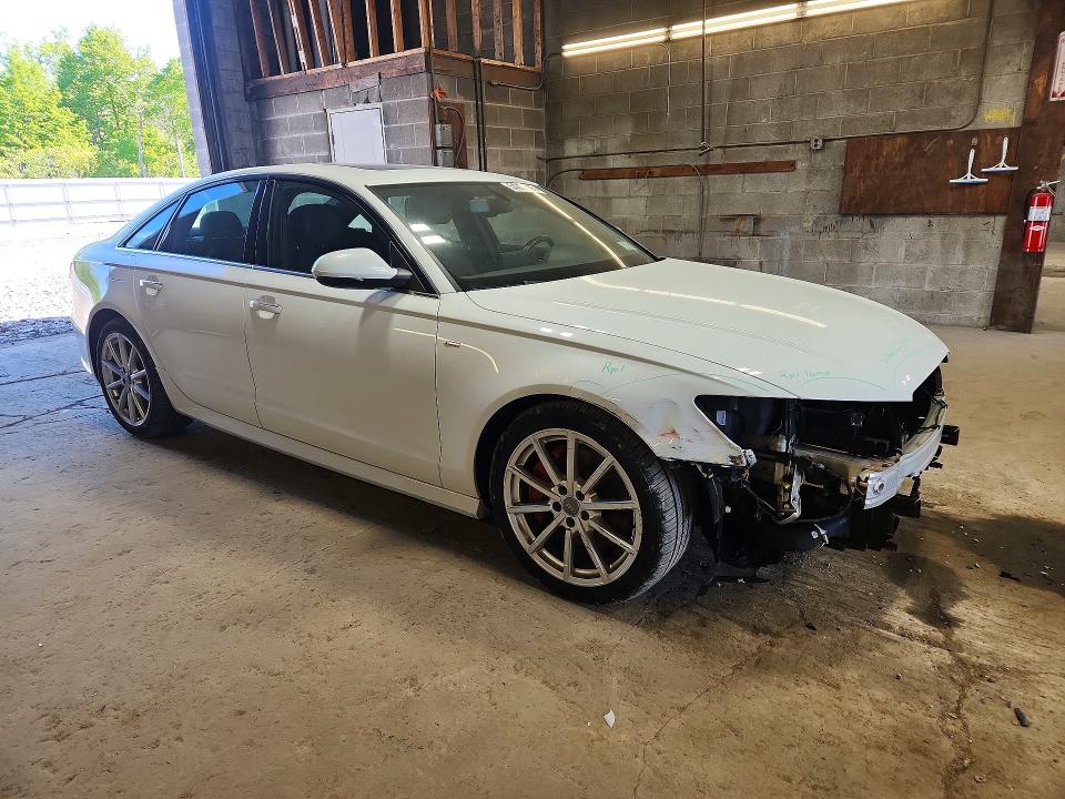 2018 Audi A6 VIN WAUG8AFC0JN029935 COPART salvage auction — FRONT END, Ny - Mv-907A Salvage Certificate, sold $6,400 on 2026-07-06 (photo 4)