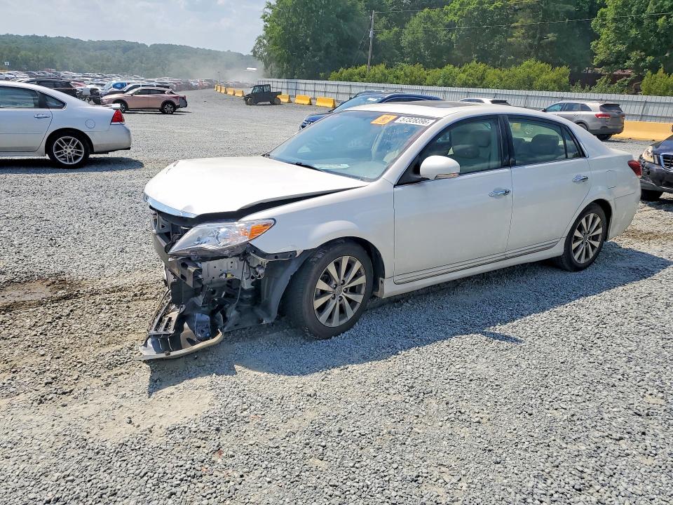 2011 Toyota Avalon VIN 4T1BK3DB4BU391953 COPART salvage auction — FRONT END, Nc - Salvage Certificate Of Title, sold $2,750 on 2026-07-30 (photo 1)