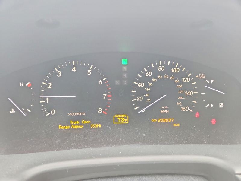 2005 Lexus Ls VIN JTHBN36F350174559 COPART salvage auction — REAR END, Tx - Salvage Vehicle Title, sold $250 on 2026-07-16 (photo 9)