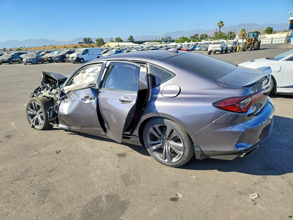 2022 Acura Tlx VIN 19UUB5F51NA002290 COPART salvage auction — FRONT END, CA - SALVAGE CERTIFICATE, sold $1,400 on 2026-07-22 (photo 2)