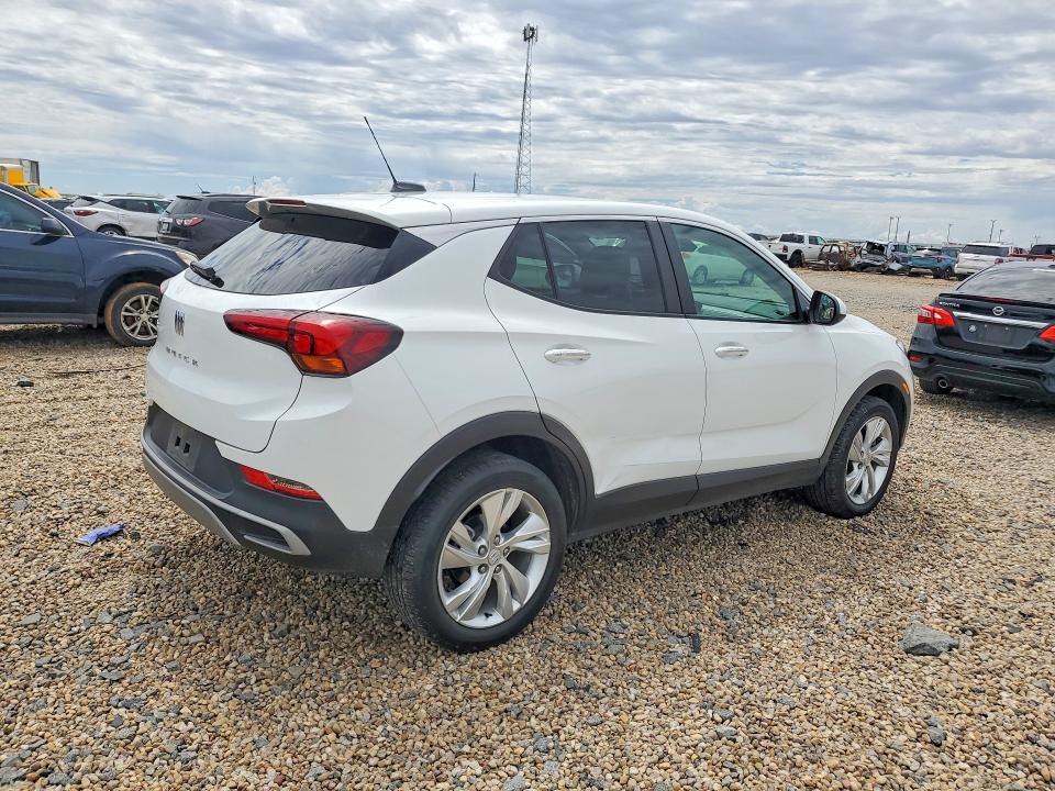 2024 Buick Encore VIN KL4AMCSL8RB001314 COPART salvage auction — HAIL, Tx - Certificate Of Title, sold $9,300 on 2026-07-14 (photo 3)
