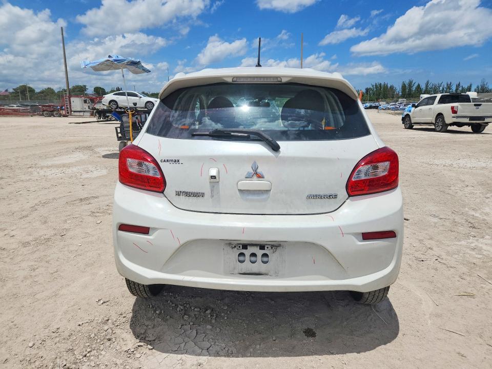 2018 Mitsubishi Mirage VIN ML32A3HJ2JH001242 COPART salvage auction — REAR END, Fl - Cert Of Title Slvg Rebuildable, sold $2,150 on 2026-07-16 (photo 6)