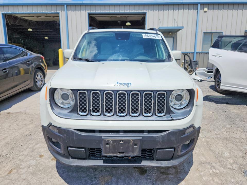 2018 Jeep Renegade VIN ZACCJBBB4JPG75558 COPART salvage auction — FRONT END, Md - Cert Of Salvage > 75% Damage, sold $1,500 on 2026-08-07 (photo 5)