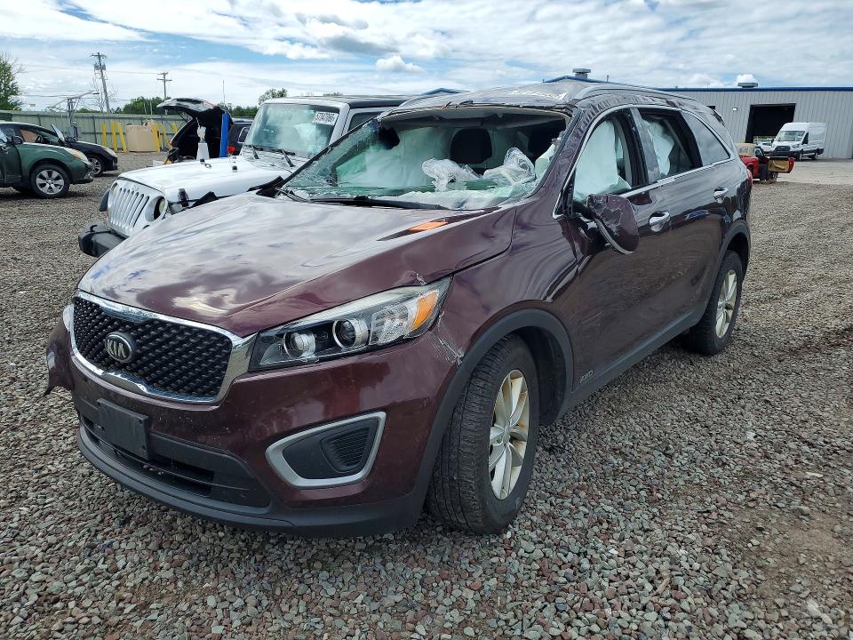 2017 Kia Sorento VIN 5XYPGDA32HG250677 COPART salvage auction — ROLLOVER, NY - MV907A-PARTS ONLY, sold $1,050 on 2026-07-27 (photo 1)