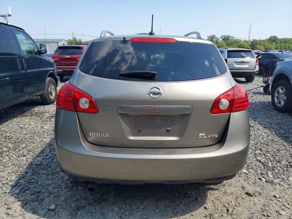 2009 Nissan Rogue sport VIN JN8AS58V19W442909 COPART salvage auction — FRONT END, MA - CERT OF TITLE-RECONSTRCTD COLL, sold $375 on 2026-07-16 (photo 6)