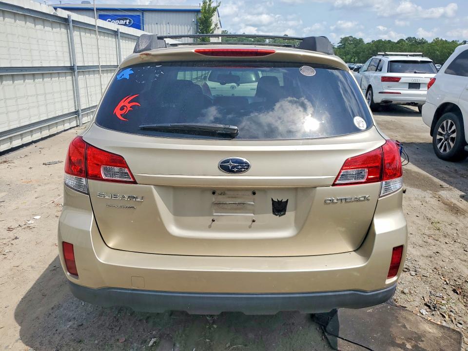 2010 Subaru Outback VIN 4S4BRCGC5A3355631 COPART salvage auction — FRONT END, GA - CERTIFICATE OF TITLE, sold $325 on 2026-07-02 (photo 6)