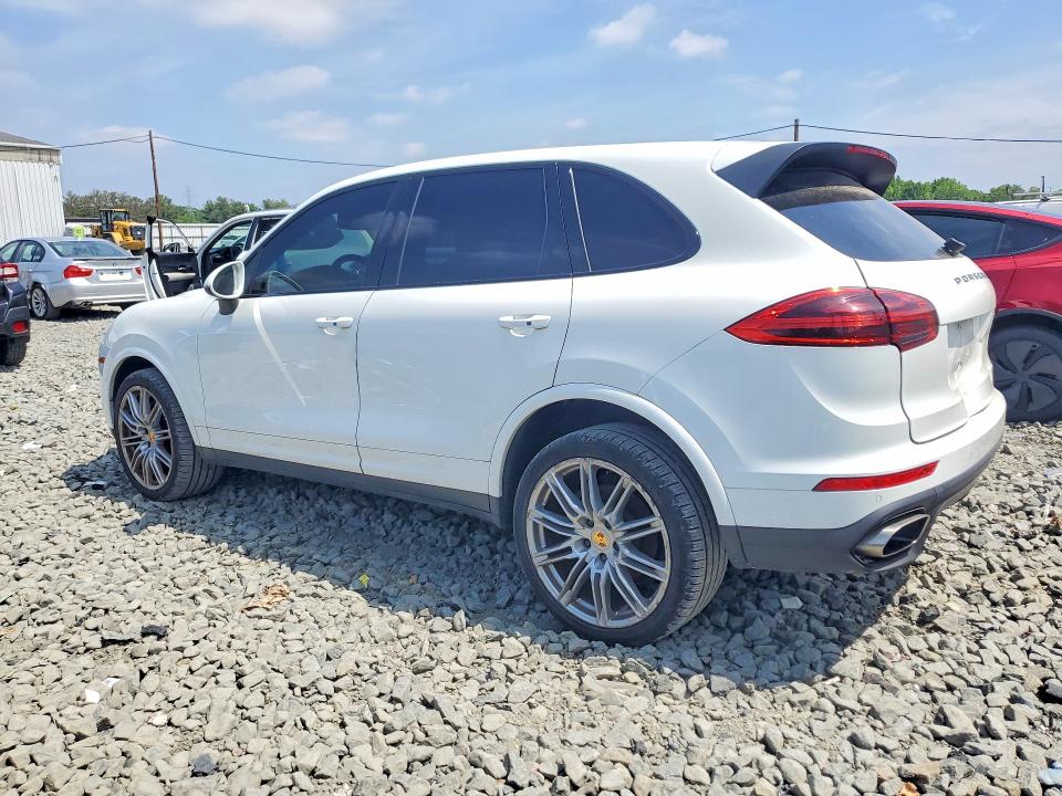 2017 Porsche Cayenne VIN WP1AA2A24HKA81676 COPART salvage auction — SIDE, Va - Cert Of Title - Salvage (P), sold $9,500 on 2026-07-06 (photo 2)