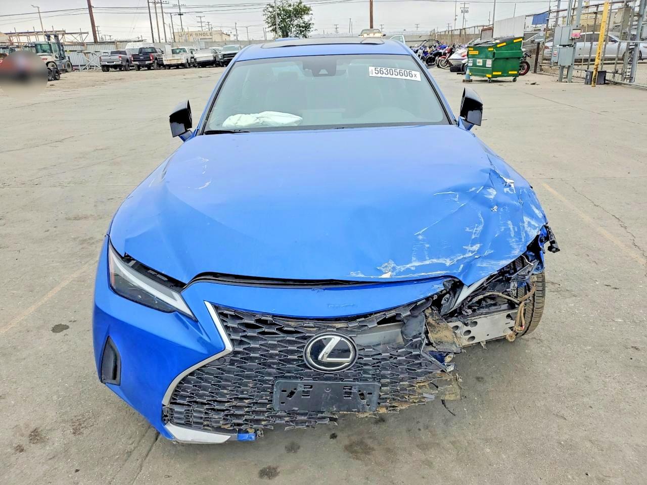 2021 Lexus Is 300 VIN JTHCA1D24M5112965 COPART salvage auction — Front End, CA - SALVAGE CERTIFICATE, sold $8,800 on 2026-08-20 (photo 5)