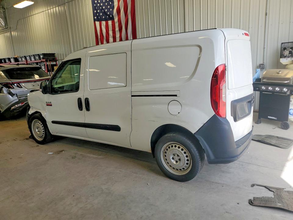 2017 Ram Promaster city VIN ZFBERFAB8H6D93825 COPART salvage auction — REAR END, Mn - Cert Of Title-Salvage, sold $1,200 on 2026-07-02 (photo 2)